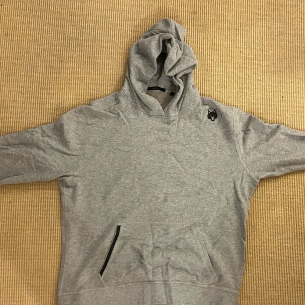 Greyson Heather Gray Hoodie with Logo